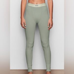 Skims Stretch Cotton Rib Leggings